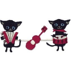 PTM-478 [連続ワッペン くろねこ]