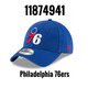 キャップ 並行輸入品 11874941 PHILADELPHIA 76ERS OS