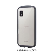 AQUOS Wish2/Wish 用 耐衝撃背面クリアケース madeu グラファイト LP-21WQ3SCPBK