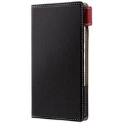 AQUOS Wish2/Wish 用 軽量PUレザーフラップケース ブラック LP-21WQ3BLPBK