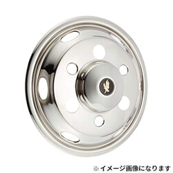 角型ナットカバー 樹脂/クロームメッキ 高さ51mm ナットサイズ41mm 6個入 500382
