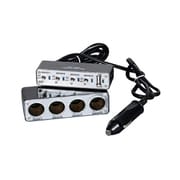 502140 [トグルスイッチ4連ソケット セパレート 1USB 12/24V共用 （シガー電源4連 + USBポート付）]