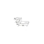 502876 [LED5ミニサイドマーカー取付ステー Z型 38×45×180]