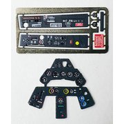 YMA4901 1/48 ディティールアップパーツ フォッケウルフFw190A-8・着色計器板・エデュアルド用 [プラモデル用パーツ]