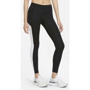 ナイキ ウィメンズ エア DF 7/8 タイツ DM7488 010 BLACK/WHITE/IRF Sサイズ [ランニングウェア タイツ レディース]