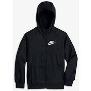 YTH ウィンドランナー フーディ ジャケット 850443 011 BLACK/BLACK/BLACK/WHITE 150サイズ [アウトドア ジャケット キッズ]