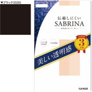 SP811M サブリナ パンティストッキング 3足組 美しい透明感 ML ブラック