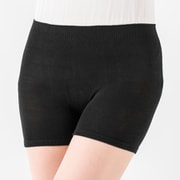 PAL501 on・pan (オンパン) オーバーパンツ 1分丈ボトム 吸湿発熱 ML ブラック
