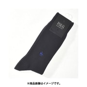 PL0122 POLO BCS メンズ カジュアル リブソックス 27~29cm ネービー