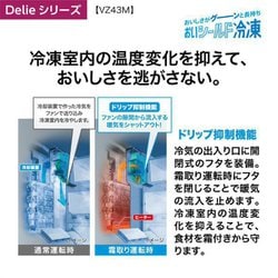 ヨドバシ.com - AQUA アクア AQR-VZ43ML（W） [冷蔵庫（430L・左開き