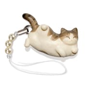 N-2503 [猫どん LadyCat vol.5 キジトラ白 ビーズストラップ]