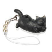 N-2505 [猫どん LadyCat vol.5 黒 ビーズストラップ]