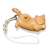 N-2508 [猫どん LadyCat vol.5 茶トラ ビーズストラップ]