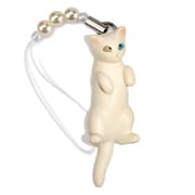 N-2706 [猫どん LadyCat vol.7 白 ビーズストラップ]