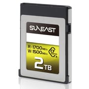 SUNEAST/2TB/Cfexpress/最大読込速度1700MB/s/最大書込速度1500MB/s/KIOXIA TLC/PCIe Gen3 X 2/Nikon/D6/Z7/Z6/S1/S1R/Canon EOS/EOS 1Dx MarkIII/EOS R5/EOS C300 MarkIII SE-CFXB2TBS1700
