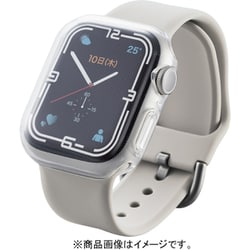 AW-21BFCUCR [アップルウォッチ カバー Apple Watch Series 9/8/7[41mm] フルカバー ソフト ケース 全面保護 液晶 側面 耐衝撃 傷・汚れ防止 クリア]