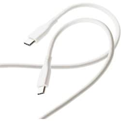 USB Type-Cケーブル（USB C to USB C）シリコン素材 RoHS 簡易パッケージ 2m ホワイト MPA-CCSS20WH