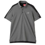 22SS 012-2168005-026-4 [ゴルフシャツ メンズ インターロックピケ×ハニカムカノコ 半袖 カラーシャツ サイズ：4 グレー]