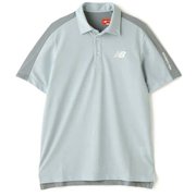 22SS 012-2168005-022-7 [ゴルフシャツ メンズ インターロックピケ×ハニカムカノコ 半袖 カラーシャツ サイズ：7 グレー]