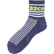 22SS 012-2186003-122-FR [ソックス メンズ ドラロン綿 消臭糸 滑り止め付き ミディアムショートソックス 25～27cm ネイビー]