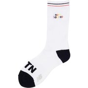 22SS 012-2186502-030-FR [ソックス レディース ドラロン綿 消臭糸 ミディアムショートソックス 22～24cm ホワイト]