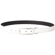 22SS 012-2982501-160-FR [シンセティックレザー ベルト レディース 100cm 幅25mm シルバー]