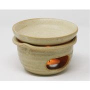 瀬戸焼き 茶香炉 白 大 ティーキャンドル1個付属 KIR-007W