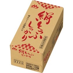 常温 森永絹とうふ しっかり 253g×12個入