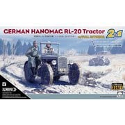 35A11 1/35 ミリタリーシリーズ ドイツ ハノマーグ RL-20トラクター 2in1 w/フルインテリア [組立式プラスチックモデル]