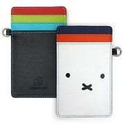 MY13274 [mywalit×miffy カードホルダー ブラックペース]