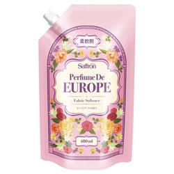 香りサフロン柔軟剤パフュームドヨーロッパ ローズブーケの香り 480ml