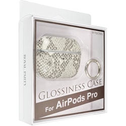 ROYALPARTY GLOSSINESS CASE/パイソン/アッシュ AirPods Pro用 MD-75008-2