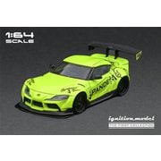 IG2838 1/64 PANDEM スープラ A90 イエローグリーン [ダイキャストミニカー]