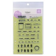 クリアスタンプシート TODAY 0980-006