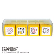 スヌーピーミニスタンプ浸透印4Pセット003 2207-003