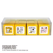 スヌーピーミニスタンプ浸透印4Pセット004 2207-004
