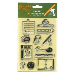 スヌーピークリアスタンプシート002 SNOOPY STATIONERY 2209-002