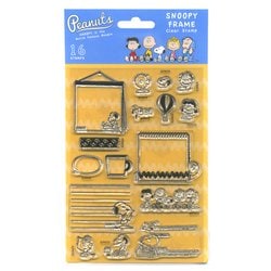 スヌーピークリアスタンプシート003 SNOOPY FRAME 2209-003