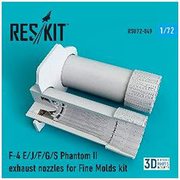 U72-0049 1/72 ディティールアップパーツ F-4E/J/F/G/S ファントムII アフターバーナー （ファインモールド用） [プラモデル用パーツ]
