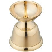 10T063-10 [仏具 燭台 真鍮 ローソク立て ダルマ]