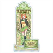 五等分の花嫁∬ アクリルスタンドJr. アールヌーボーアート Ver. 中野四葉 [キャラクターグッズ]