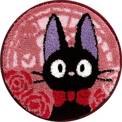 魔女の宅急便 ジジ とけいとう チェアパッド ピンク