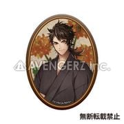 刀剣乱舞-ONLINE- 缶バッジ （楕円） 華こよみ絵巻 Ver. 陸奥守吉行 [キャラクターグッズ]