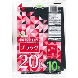 TF 黒ポリ袋 20L 10P TF-20