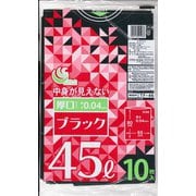 TF 黒ポリ袋 45L 10P 厚口 TF-46