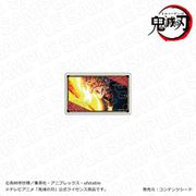 鬼滅の刃 無限列車編 プレートバッジ 煉獄杏寿郎 [キャラクターグッズ]