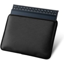 Surface Pro 第11世代/10/9/8/X 13インチ用 パソコンケース スリップイン 耐衝撃 セミハード ケース 起毛素材 カバー Surfaceペンホルダー付 ブラック TB-MSP8SHPBK