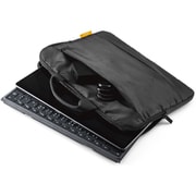 TB-MSP8IBHBK [Surface Pro8 ProX パソコンケース ハンドル付き 軽量設計 起毛素材 ポケット付 ブラック]