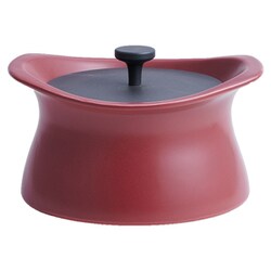 best pot（ベストポット） 20cm 土鍋 2～3合 マロンレッド BP20-MR