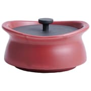 best pot mini Shallow(ベストポットミニ シャロー) 土鍋 0.7合 マロンレッド BPMS-MR